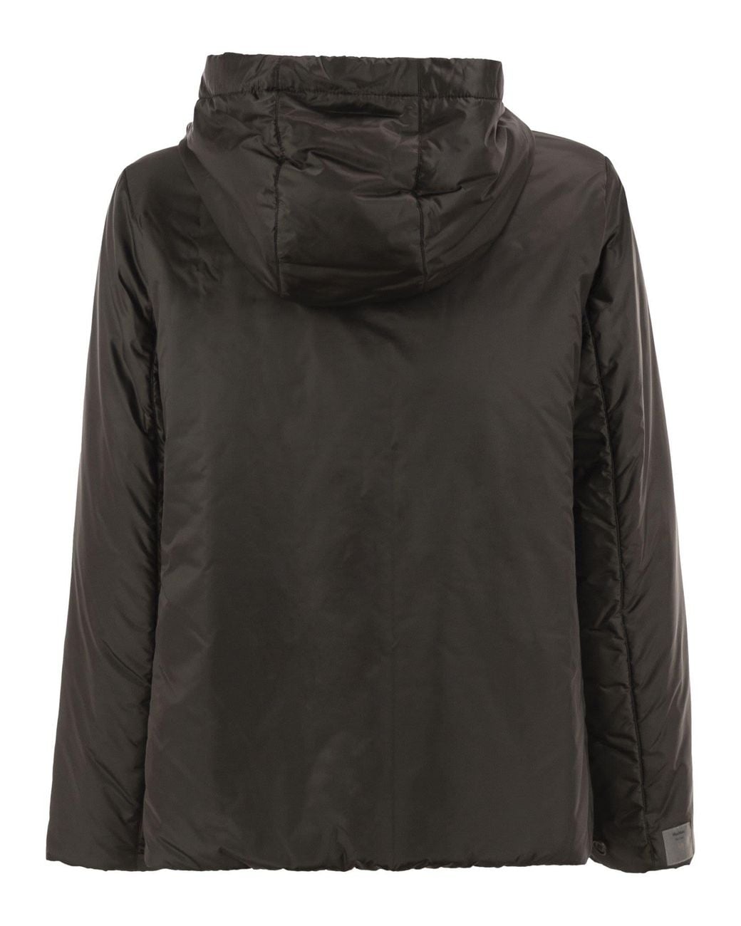 Max Mara Black Greenh Drip Proof Canvas Travel Jacket