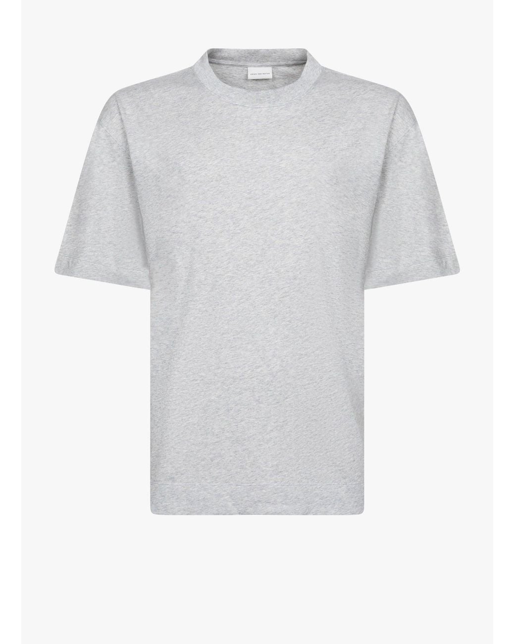 Dries Van Noten White Huso Bis 3606 Mk.Ss.Tshirt Mel