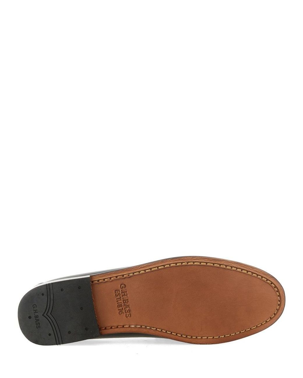 G.H.BASS Black Classic Leather Penny Loafer
