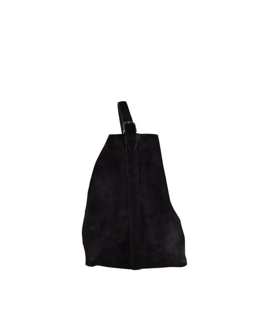 Totême Black Einkaufstasche mit Gürtel