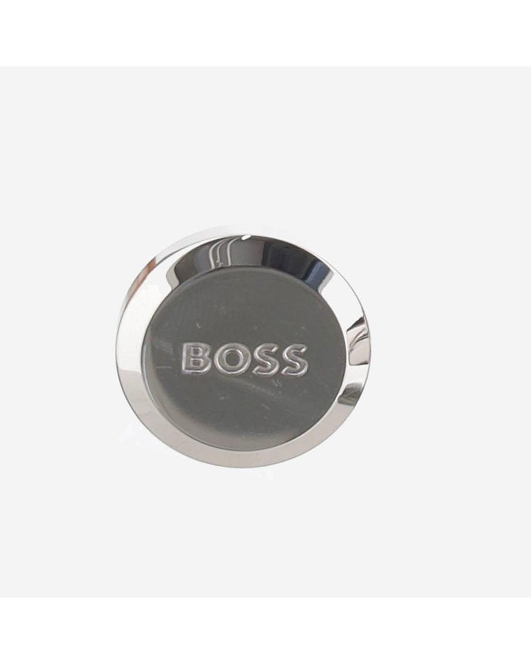 Boss Metallic Brass Cufflinks With Logo