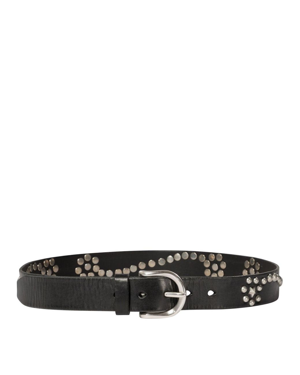 Our Legacy Studded Leather Star Fall Belt in Black for Men | Lyst