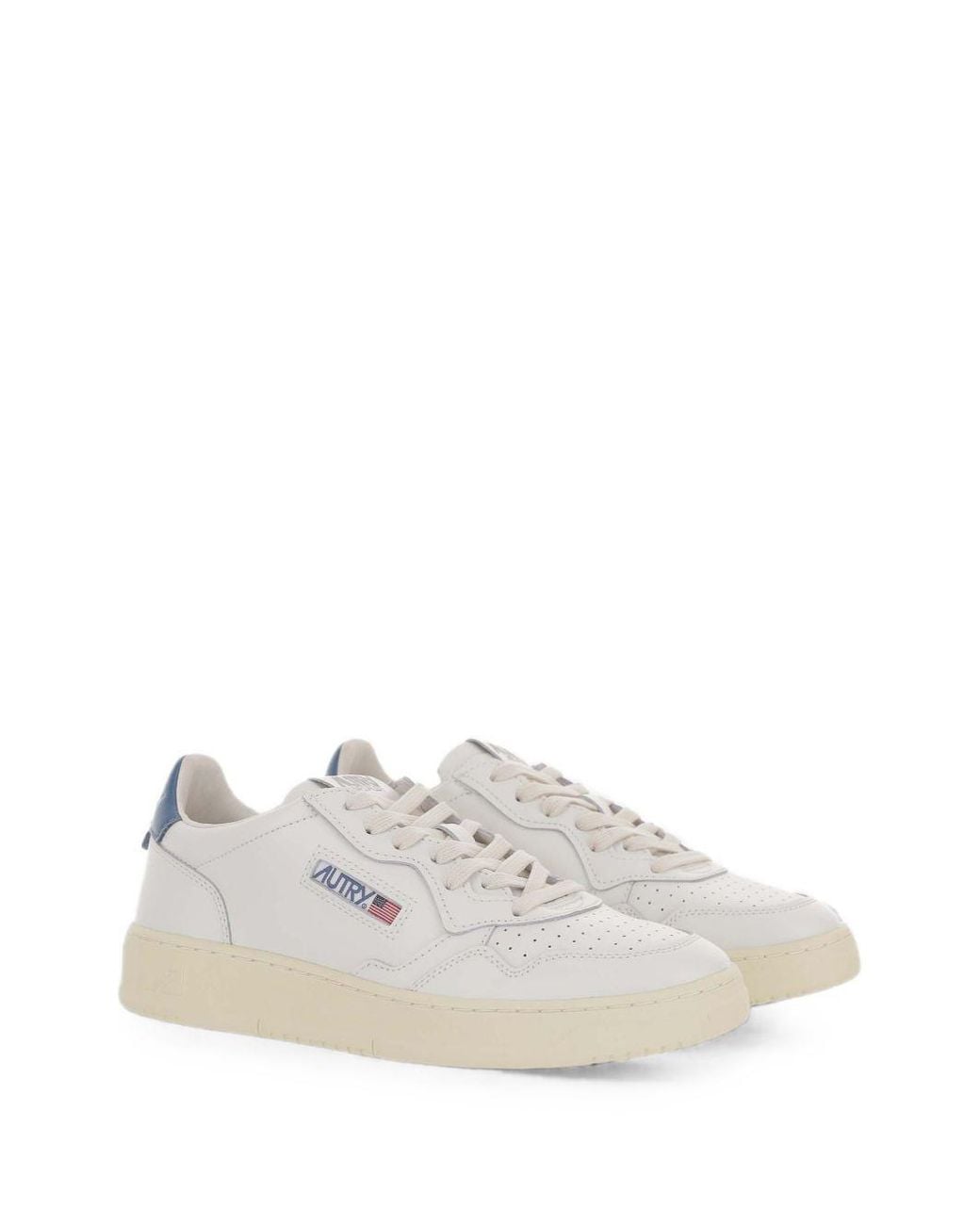 Autry White Medialist Low Sneakers