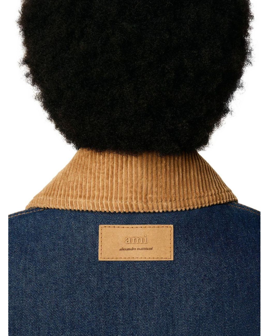 AMI Worker Denimjacke in Blue für Herren