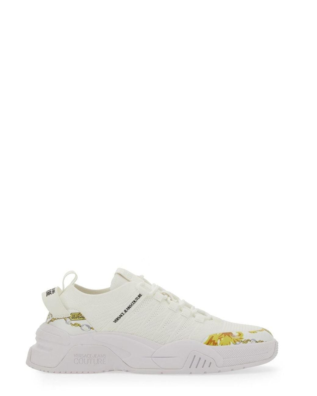 Versace Jeans Couture White Sneaker With Logo
