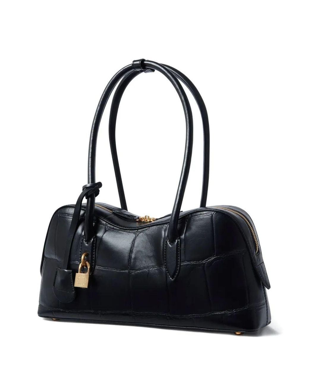 Stella McCartney Black Bags Leathe Rand Out.Mat