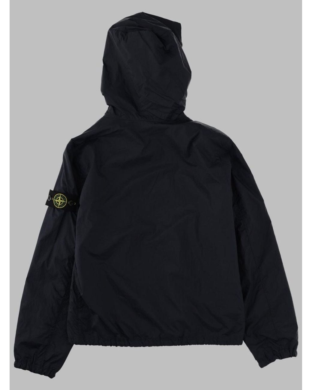 Stone Island Black Boys' Lightweight Sports Jacket