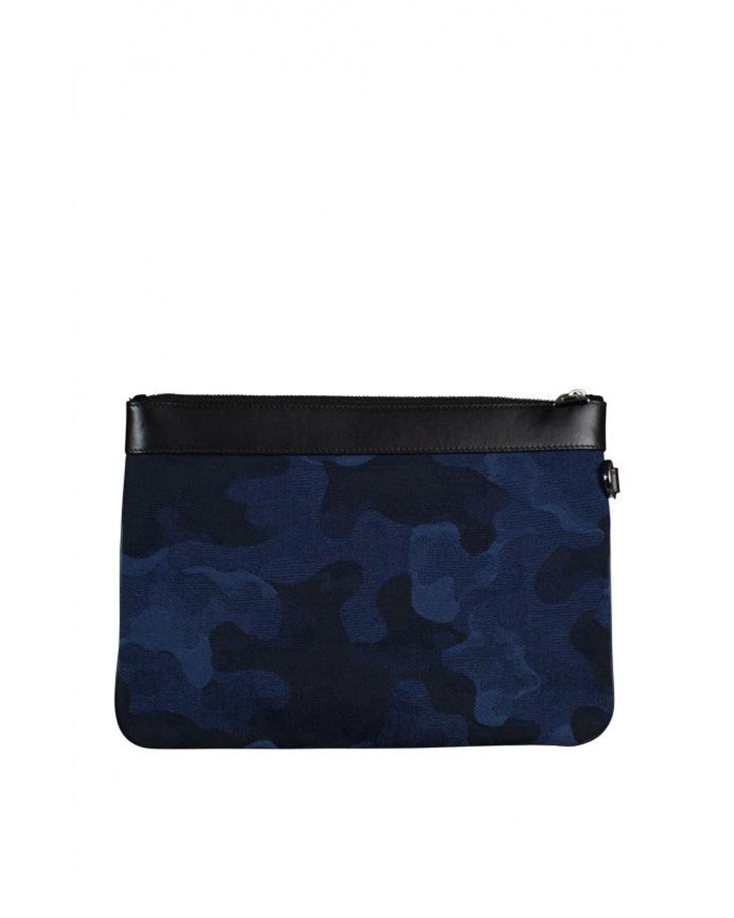 Jimmy Choo Blue Derek Clutch Bag