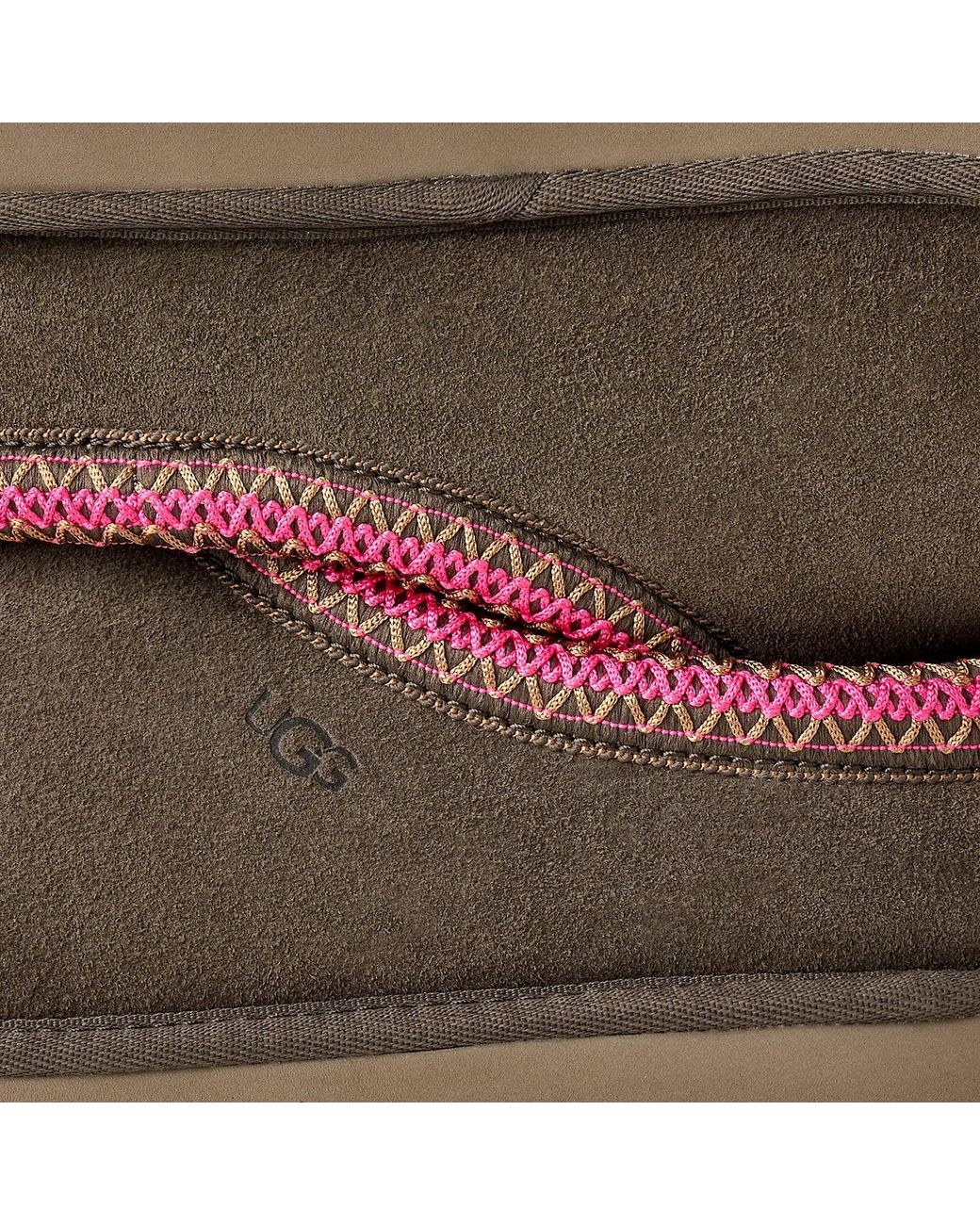 Ugg Brown Flat Shoes Pelle Scamosciata