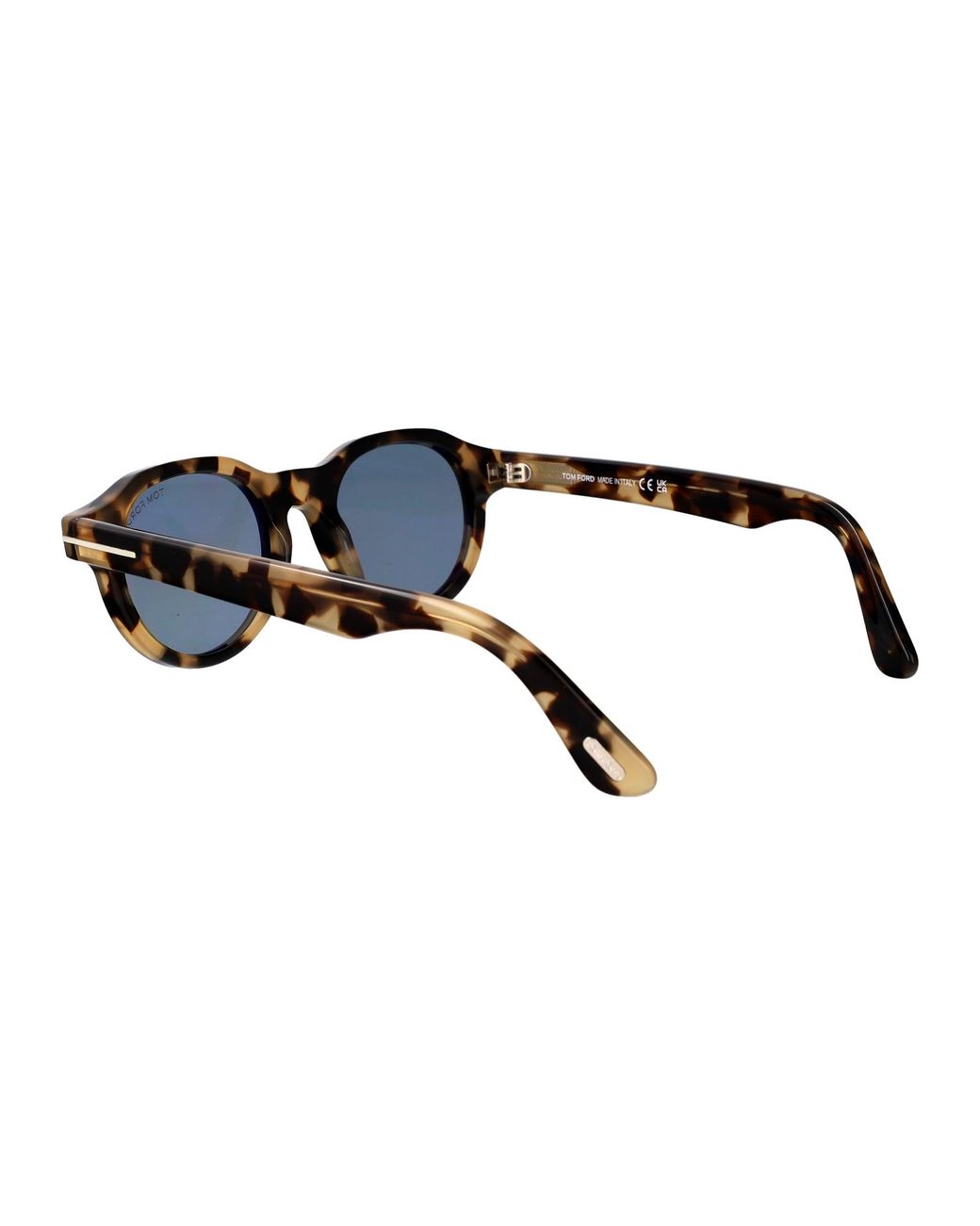 Tom Ford Blue Round Sunglasses Ft1404 55 A