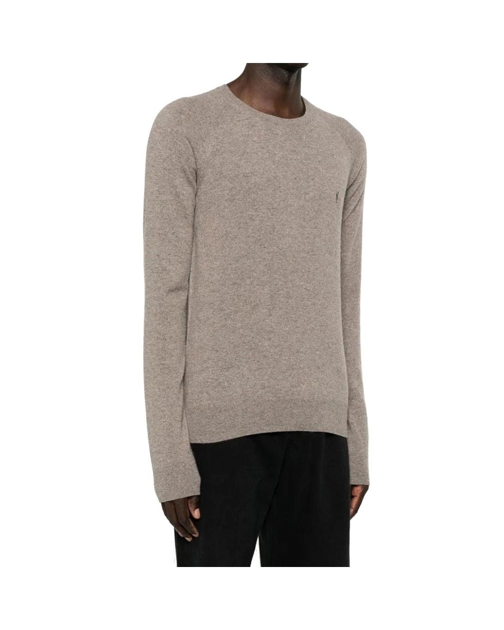 Saint Laurent Brown Cassandre C Mere Sweater