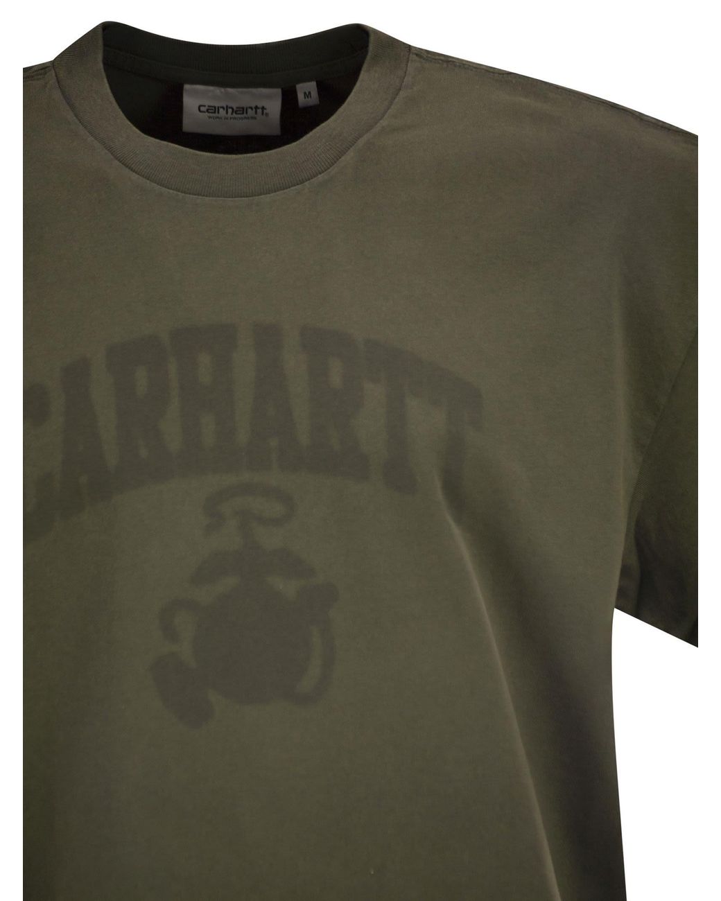 Carhartt Green T-Shirt With Front Print