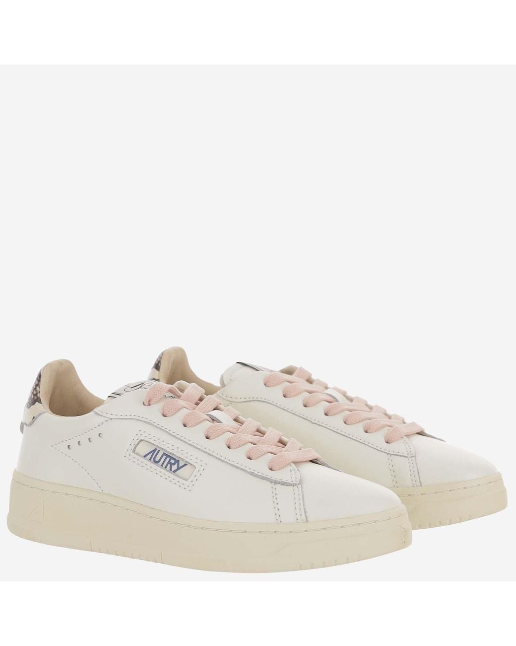 Autry White Dallas Low Sneakers