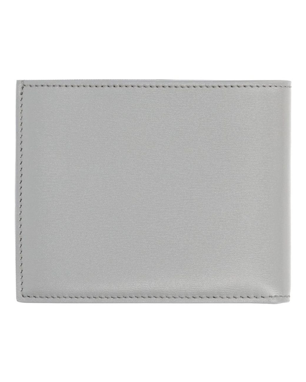 Fendi Gray Solid Logo Wallet for men