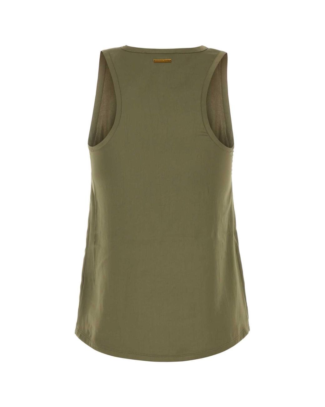 MICHAEL Michael Kors Green Satin Tank Top