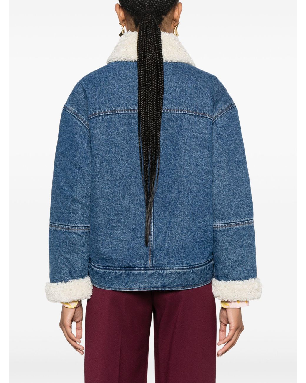 Levi's Sherpa Flight Jacket in Blue for Men Lyst UK