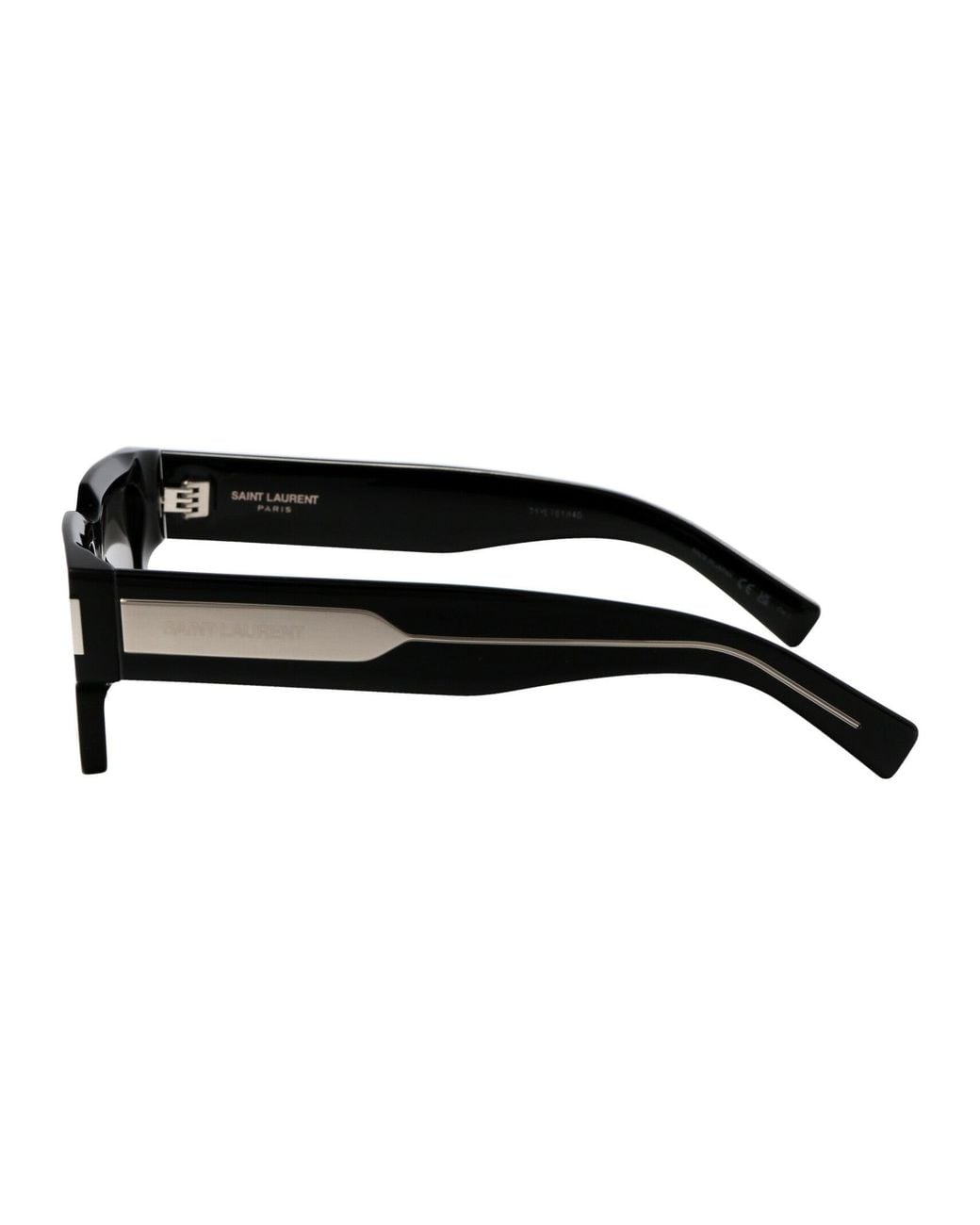 Saint Laurent Black Squared Sunglasses Sl 572 001