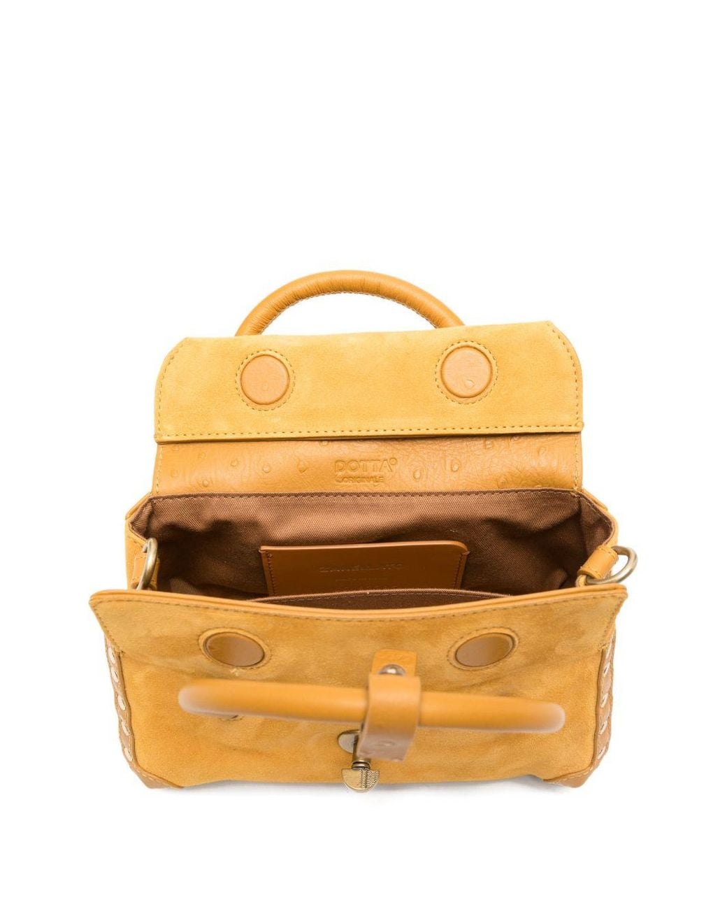 Zanellato Metallic Dotta Top Handle Bag