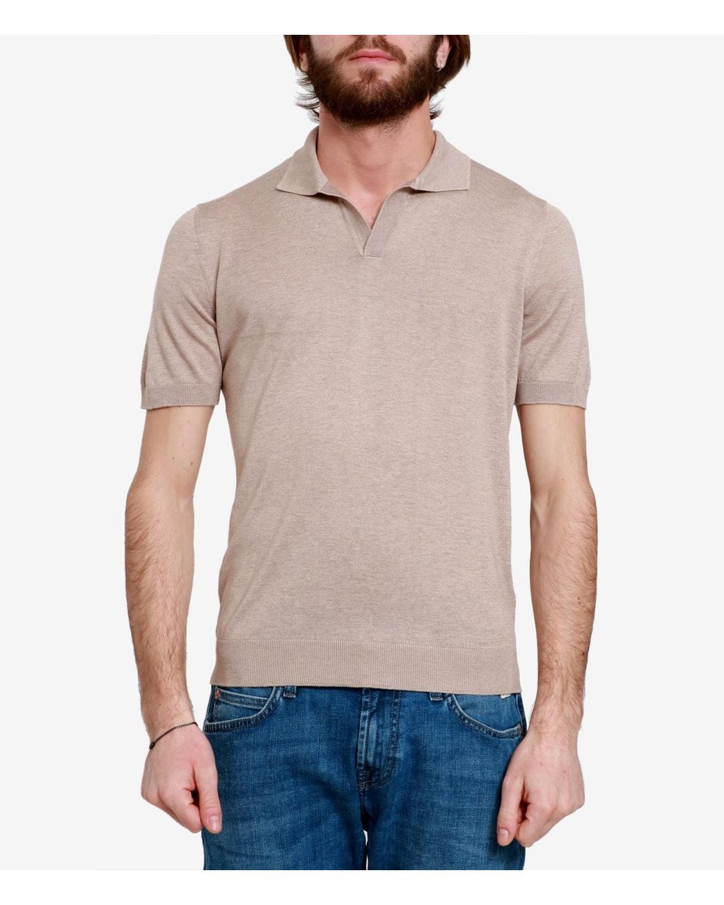 Gran Sasso Natural T Shirts And Polos for men