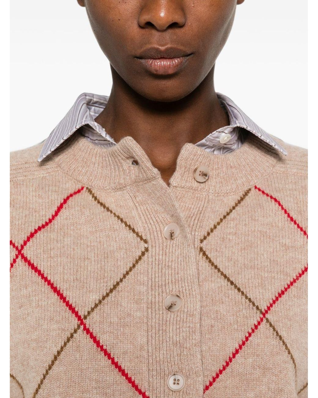 Moismont Pink Auguste Wool Cardigan