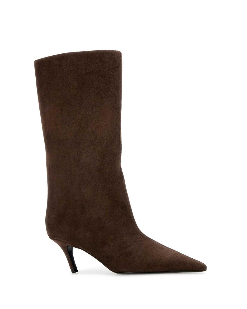 AMINA MUADDI Brown Suede Fiona Boots