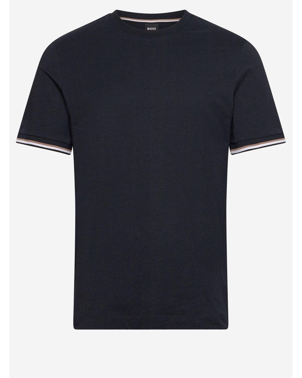 Boss Black Cotton T Shirt