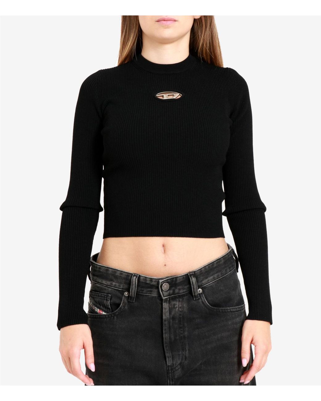 DIESEL Black Sweaters