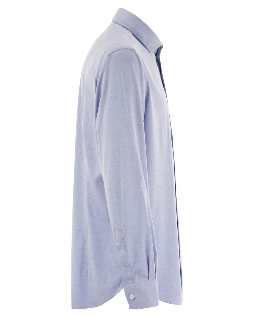 Fedeli Blue Giorgio Techno Jersey Shirt for men