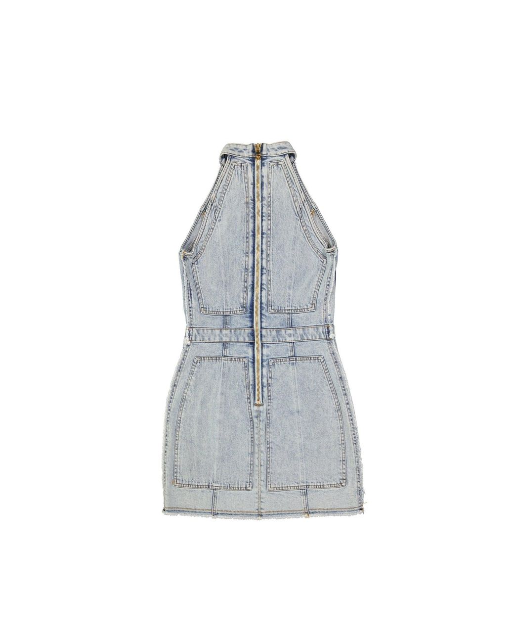Balmain Denim Mini-jurk in het Blue