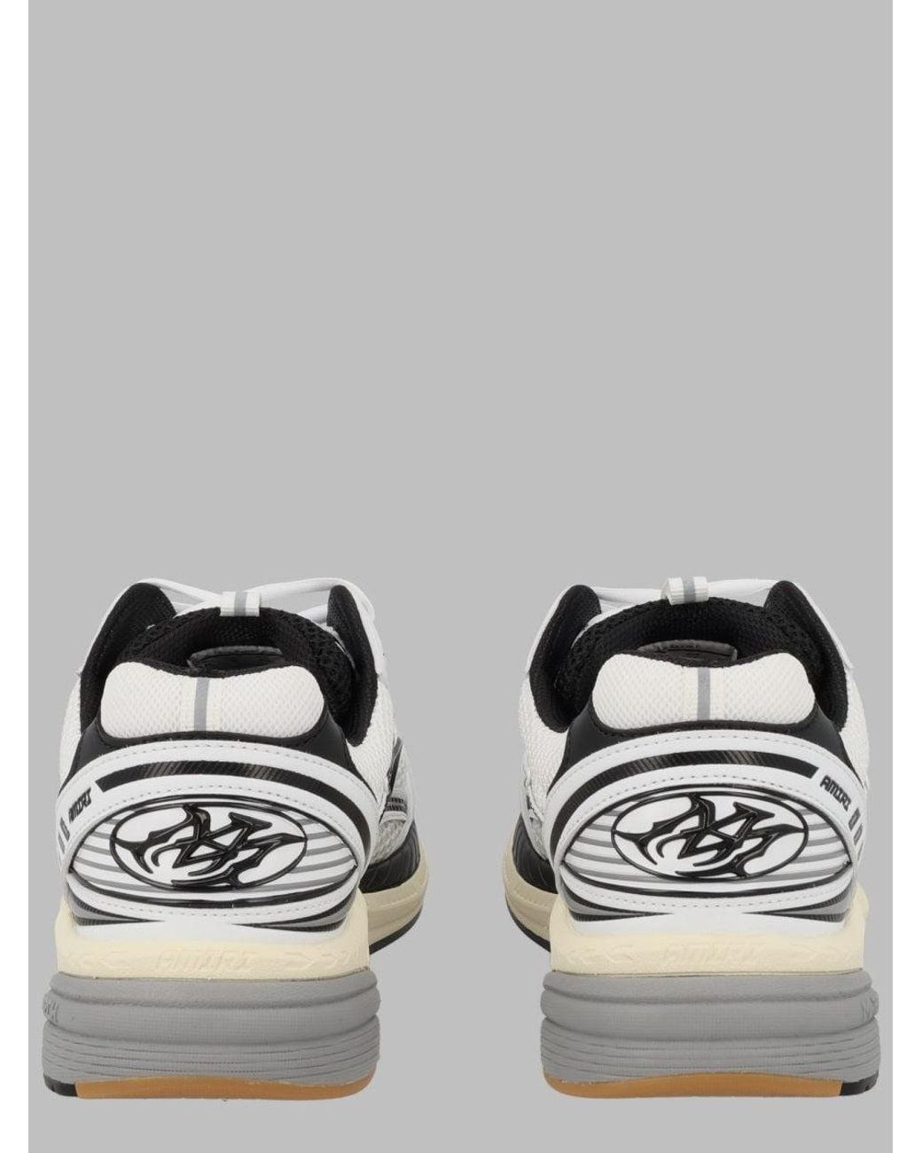 Amiri Metallic Mesh-Panel Lace-Up Sneakers for men