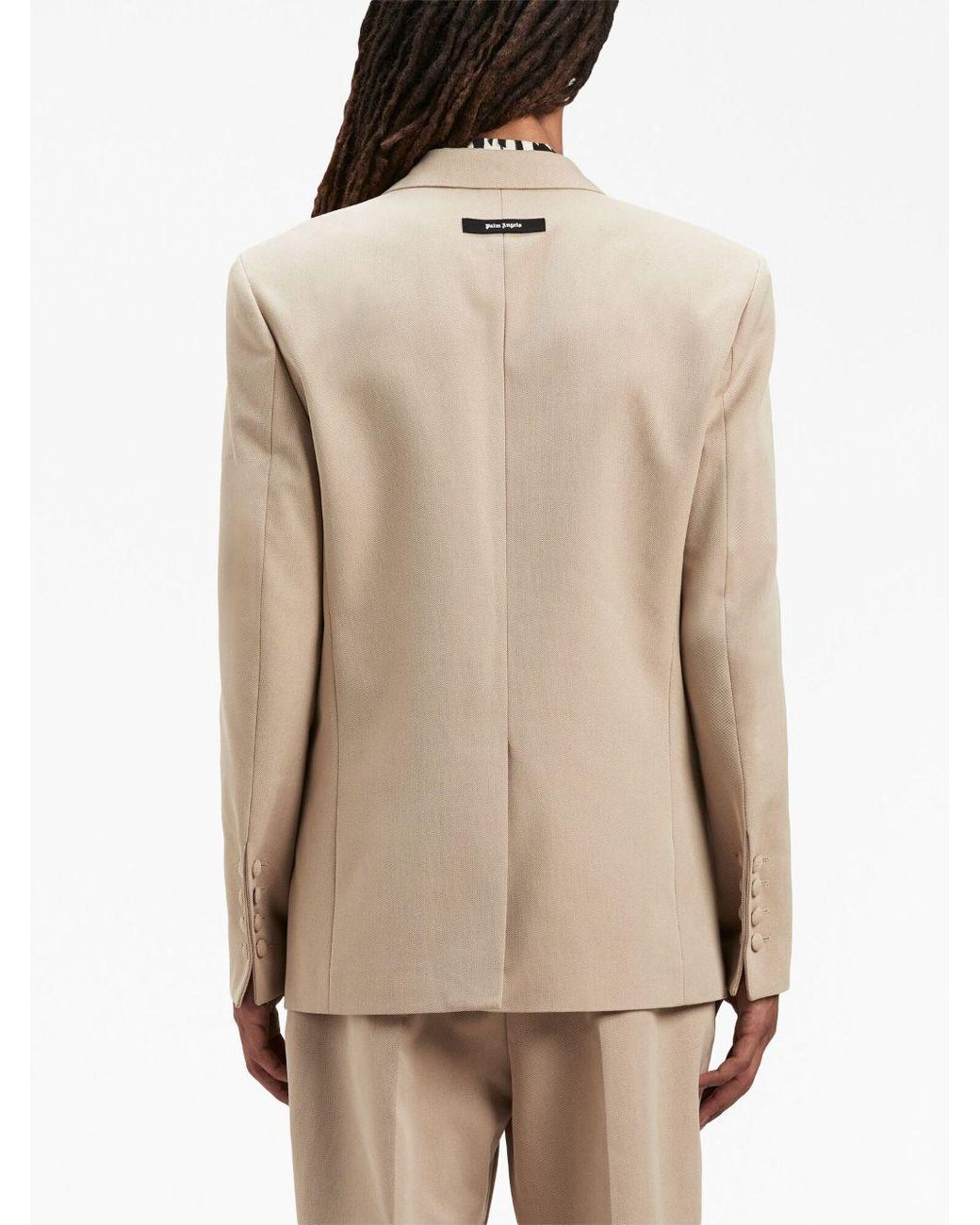 Palm Angels Natural Viscose Blazer for men