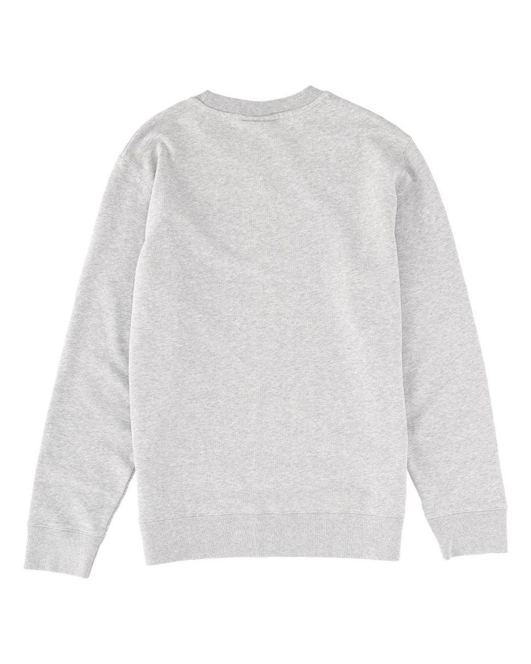 Maison Kitsuné White "Fox Head" Sweatshirt