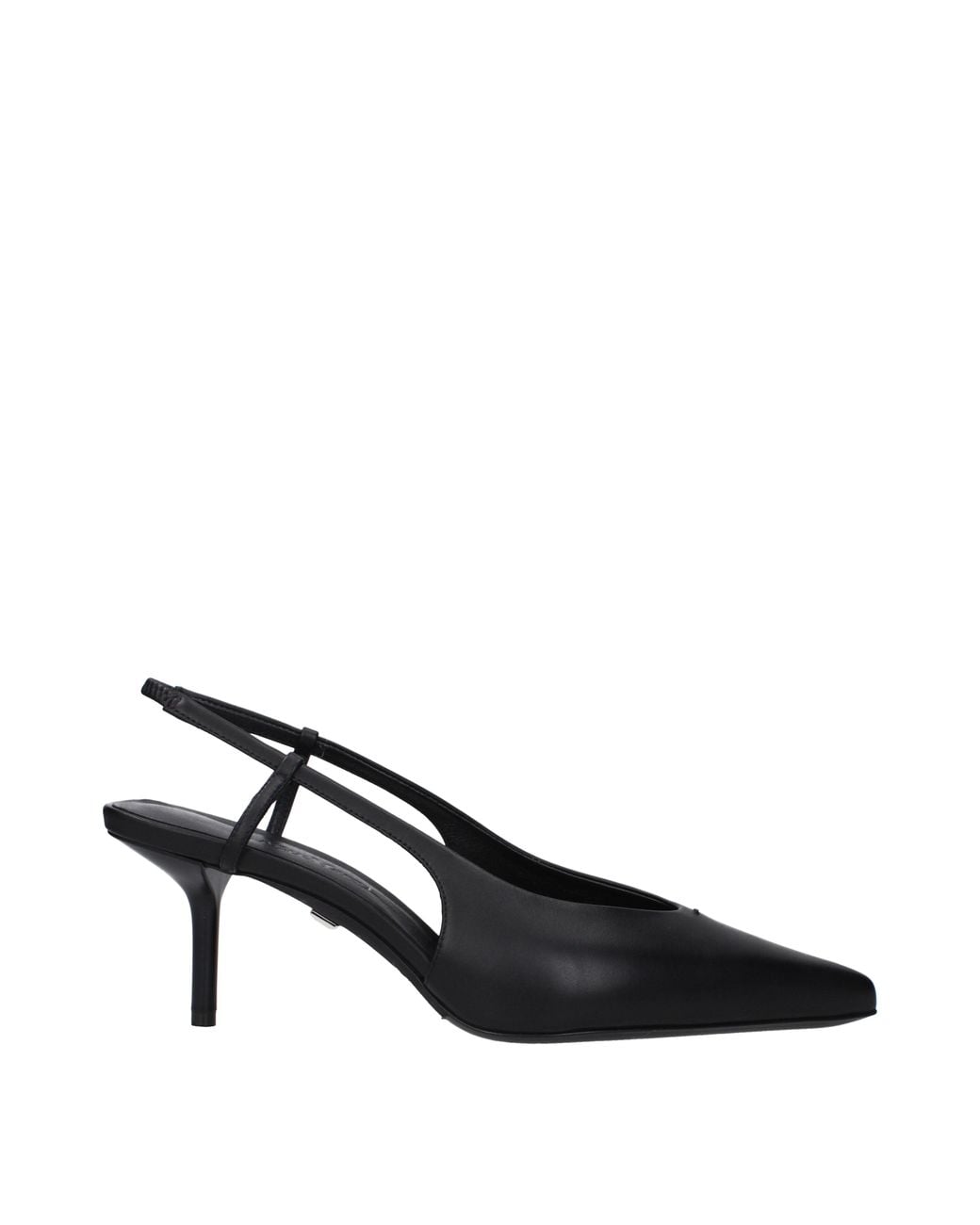 Max Mara Black Sandals Leather