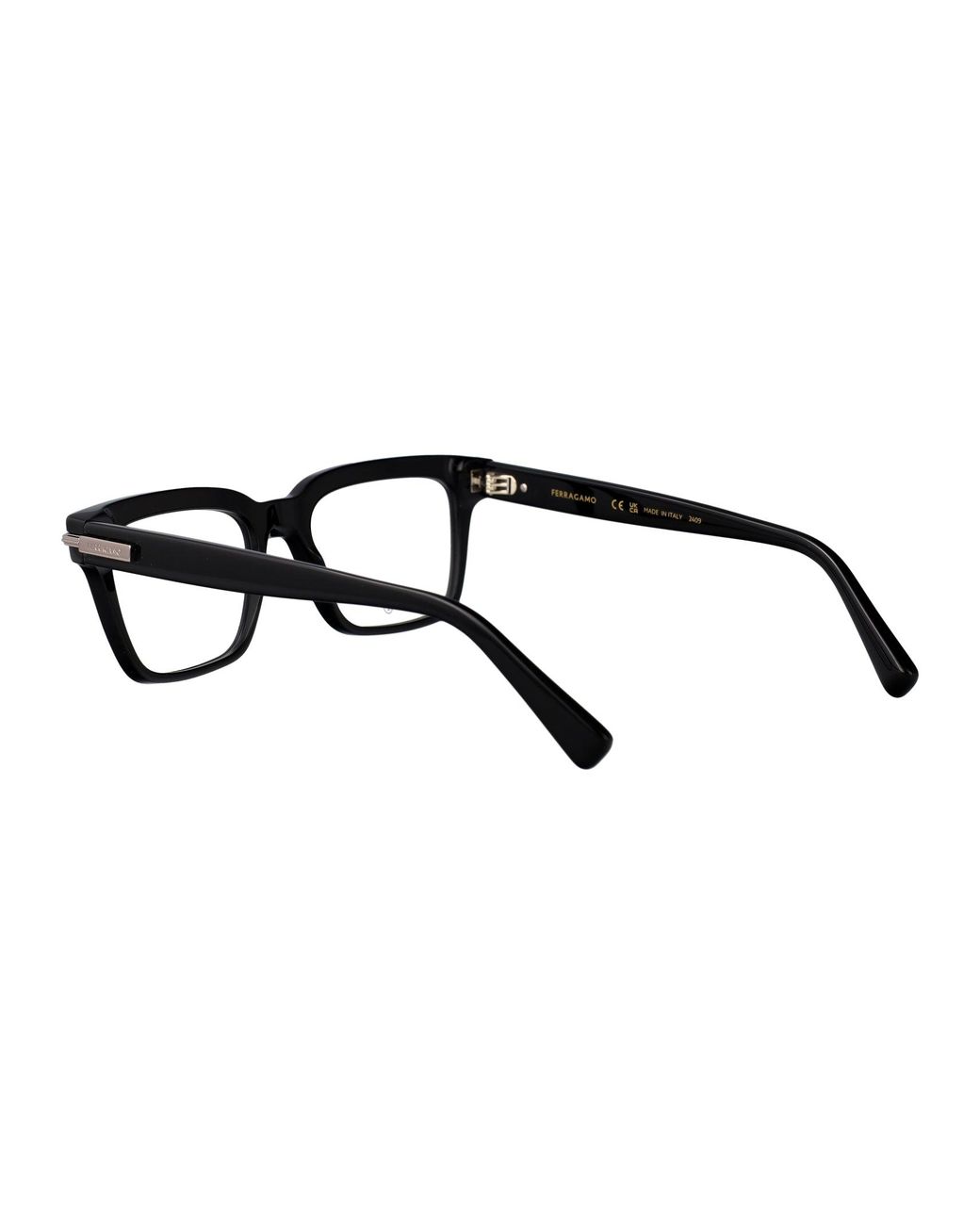 Ferragamo Black Acetate Glasses for men
