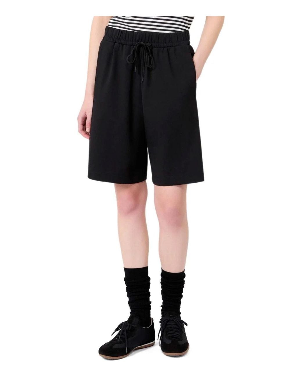 Weekend by Maxmara Black Salpa Bermuda Shorts