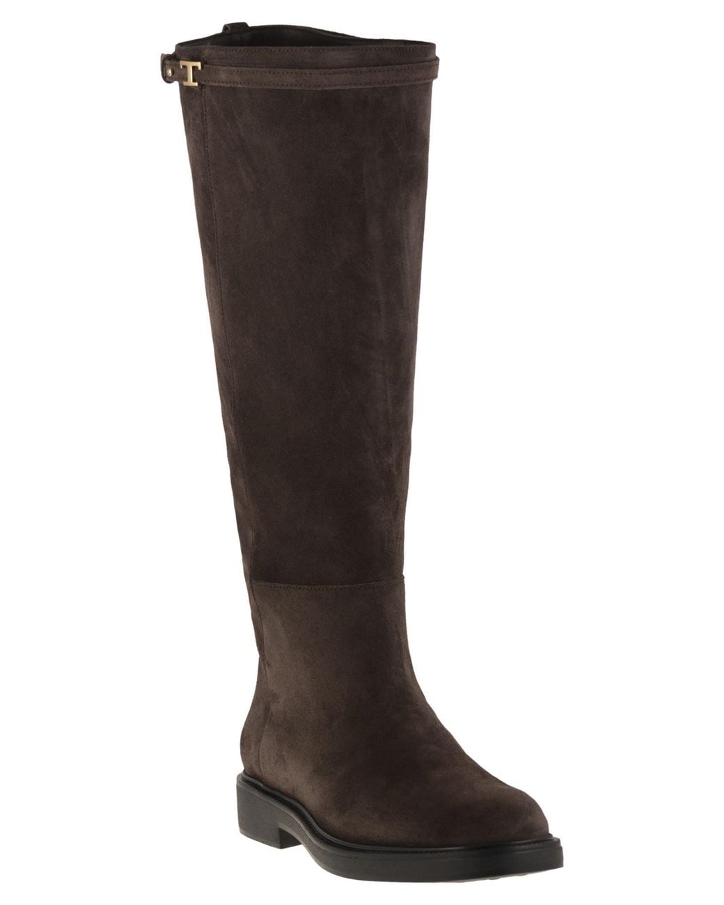 Tod's Brown Suede Leather Boot