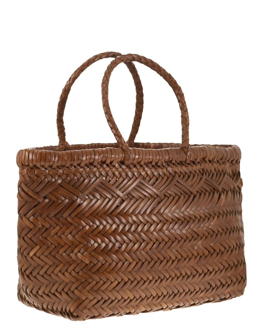 Dragon Brown Triple Jump Small Woven Bag