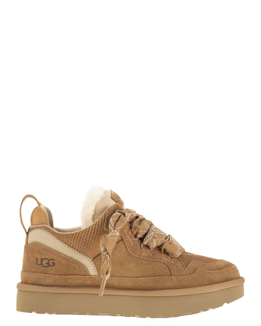 Ugg Brown Lowmel Suede Sneakers