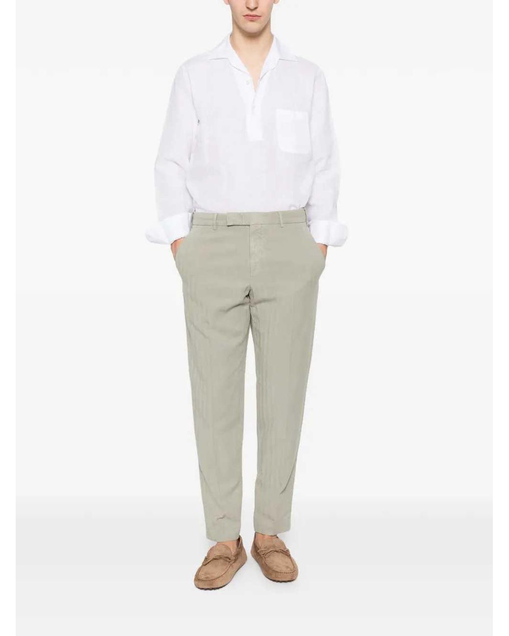 Lardini White Shirt With Pocket for men