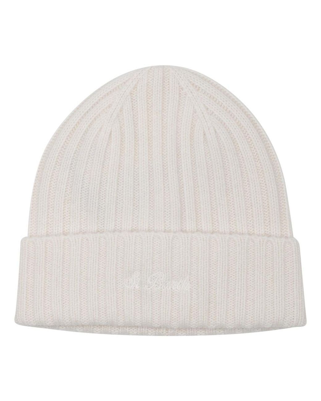 Mc2 Saint Barth Natural Cashmere Beanie Wengen