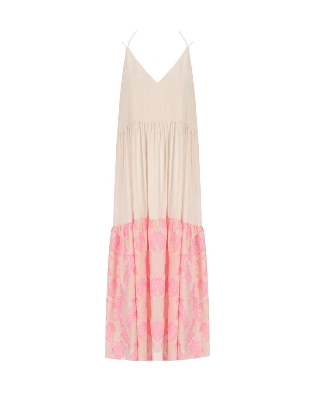 Traffic People Pink Ithaca Long Dress