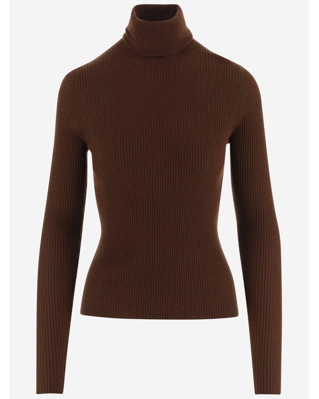 Oliver Lattughi Brown Cashmere Sweater