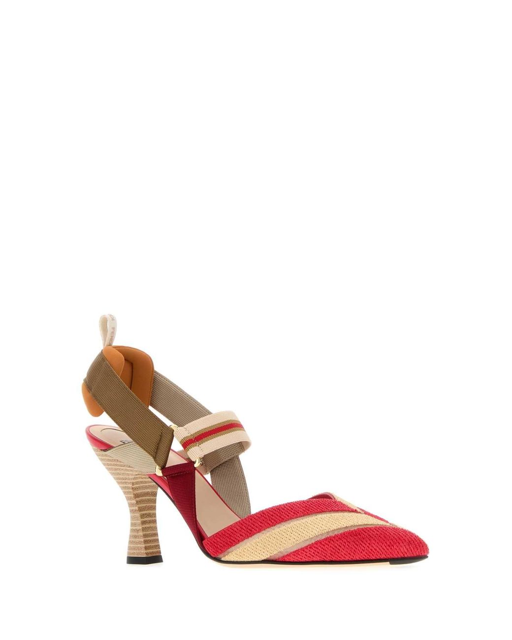 Fendi Pink Slingback Pumps