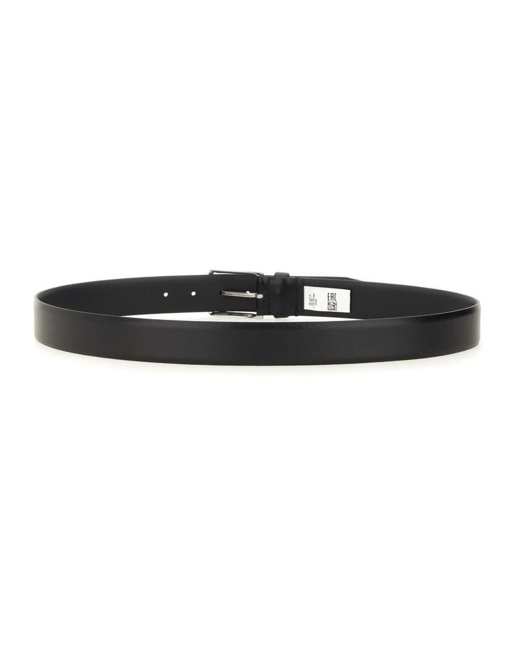 Boss Black Belt With Buckle for men