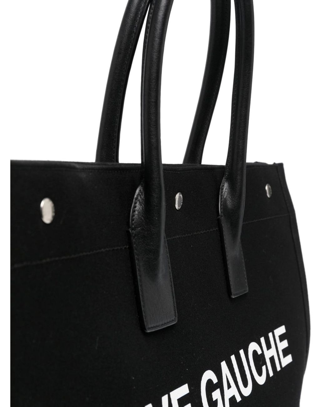 Rive Gauche Bolso Tote Grande Saint Laurent de color Black