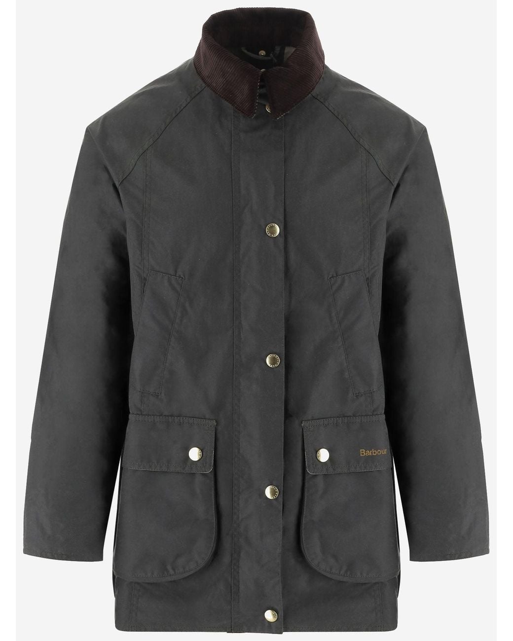 Barbour Black Waxed Cotton Jacket Modern Beadnell