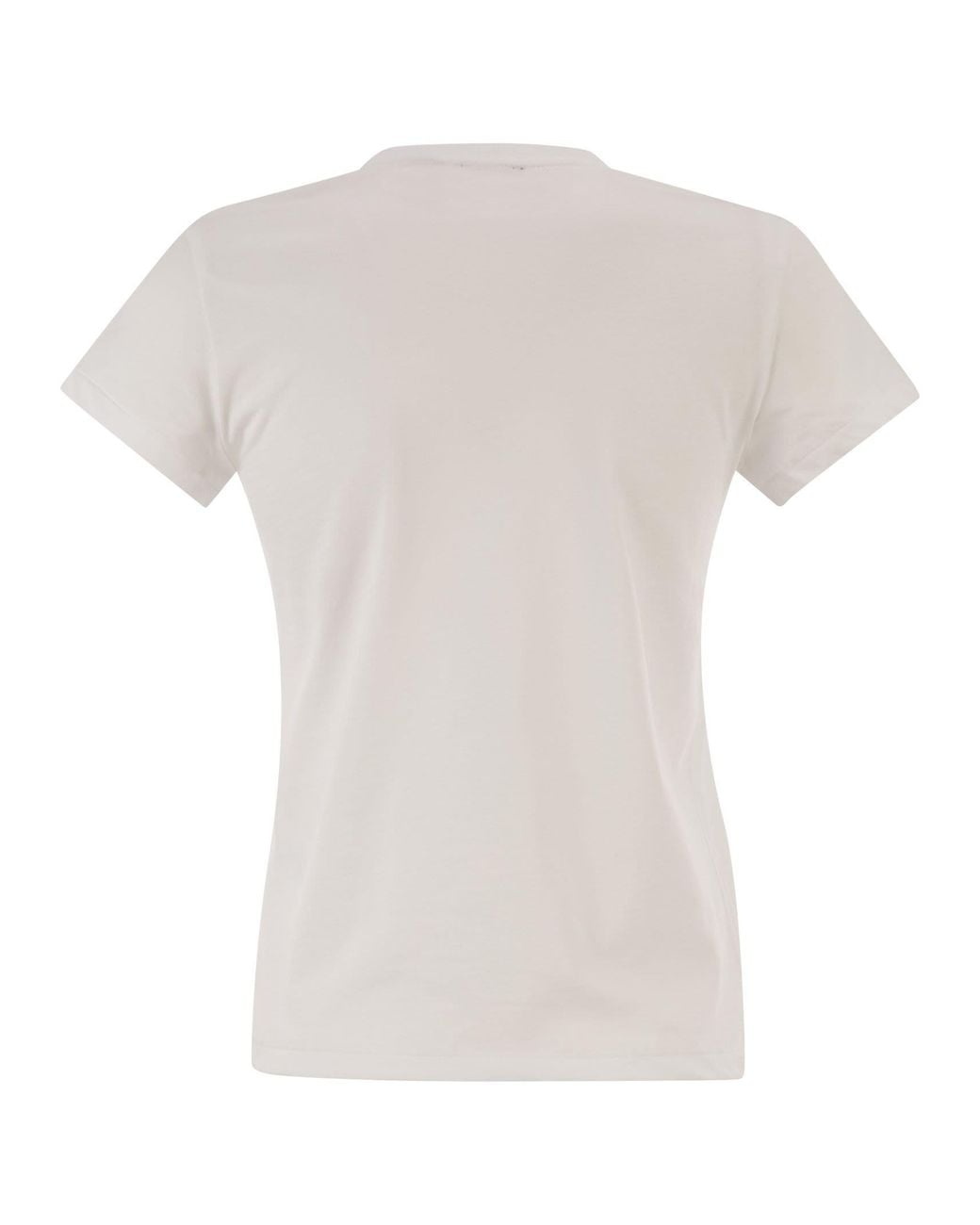 Polo Ralph Lauren White Classic-Fit Crew Neck T-Shirt