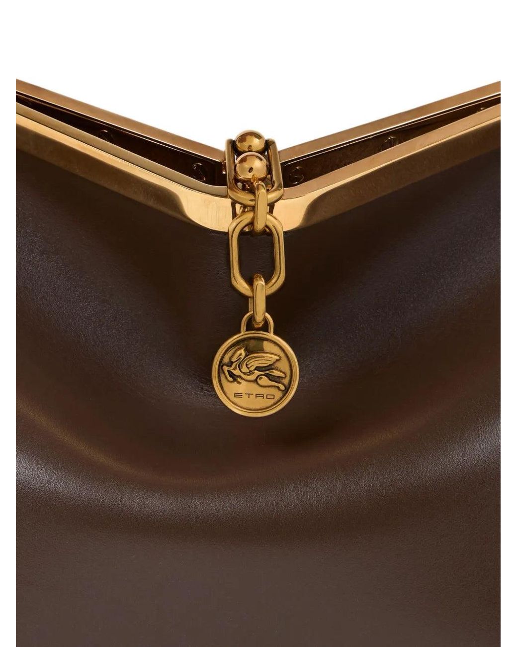 Etro Brown Vela Medium Shoulder Bag