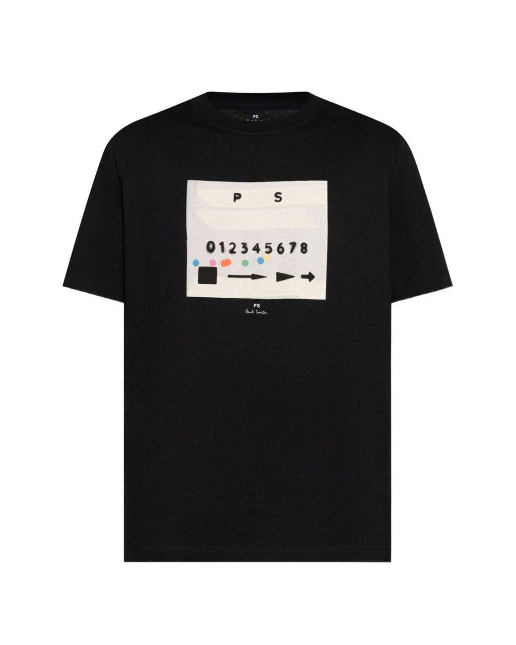 Paul Smith Black Ps12345 Cotton T Shirt