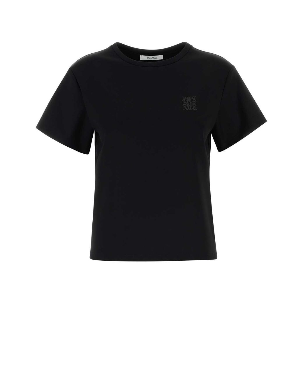 Max Mara Black Logo Crew Neck T-Shirt
